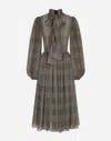 Dolce & Gabbana Check-pattern Dress In マルチカラー