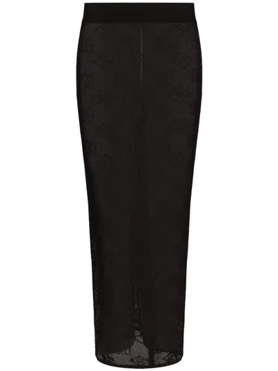 DOLCE & GABBANA DOLCE & GABBANA GONNA TUBINO IN PUNTO RETE