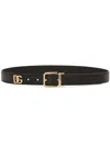 Dolce & Gabbana Smooth Leather Dg Belt With 8