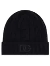 Dolce & Gabbana Logo-embroidered Ribbed-knit Beanie