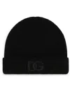 Dolce & Gabbana Logo-embroidered Ribbed-knit Beanie