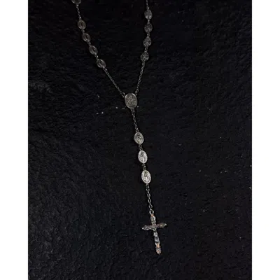 Pre-owned Dolce & Gabbana .925  Rosary In Silver