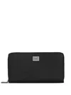 Dolce & Gabbana Zipped Grained Leather Wallet