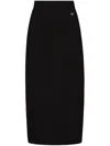 Dolce & Gabbana Cady Calf-length Skirt With Slits