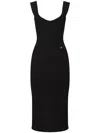 Dolce & Gabbana Dg Logo Plaque Sleeveless Knitted Dress