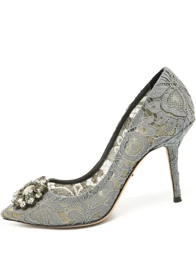 Pre-owned Dolce & Gabbana 95mm Bellucci Pumps