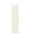 Dolce & Gabbana Crochet Slip Dress In White