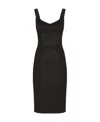 Dolce & Gabbana A Dress With A Girdle And Breast. In Black