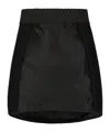 Dolce & Gabbana A-line Miniskirt In Black