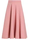 Dolce & Gabbana Elegant Pink Flare A-line Mini Skirt In Pink