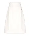 Dolce & Gabbana Tweed-rock In A-linie In White