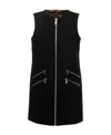 Dolce & Gabbana A-line Sleeveless Minidress In Black