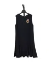 Dolce & Gabbana A Printed Dress In Black