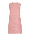 Dolce & Gabbana Short Floral Sack Dress In Pink