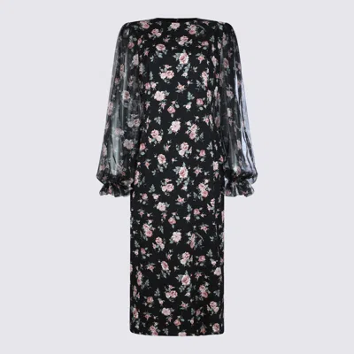 Dolce & Gabbana Dresses Fiori F.do Nero In Black