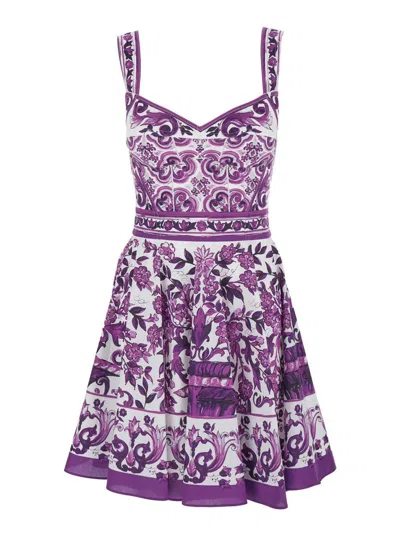 Dolce & Gabbana Abito In Purple