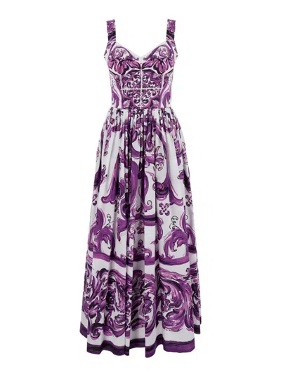 Dolce & Gabbana Abito In Purple