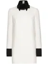 Dolce & Gabbana Short Dress In Bianco Nero
