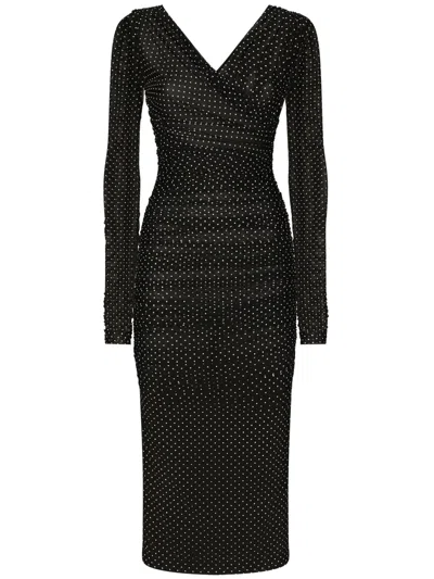 DOLCE & GABBANA ABITO SCOLLO V POIS PICCOLO