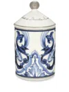 Dolce & Gabbana Abstract-print Scented Candle In Blau