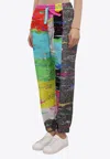 Dolce & Gabbana Abstract-print Track Pants In Multicolor