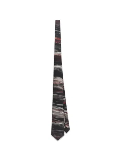 Dolce & Gabbana Abstract-print Silk Tie In Multi