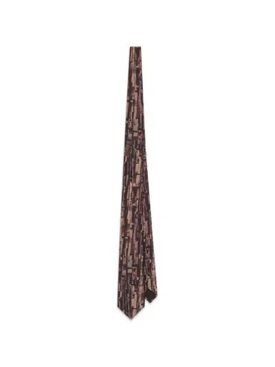 Dolce & Gabbana Abstract-print Twill Tie In Multi