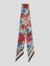 Dolce & Gabbana Square Scarf Flower Print In Bouquet Fiori F.nudo