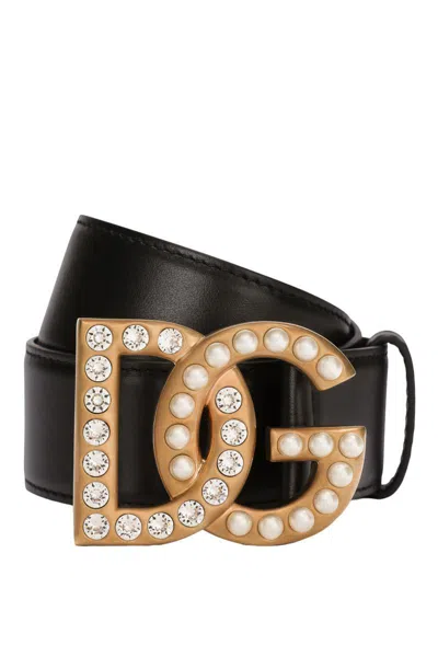 Dolce & Gabbana Belts In Black