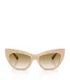 Dolce & Gabbana Dolce And Gabbana Gradient Light Brown Cat Eye Ladies Sunglasses Dg4417 338113 54
