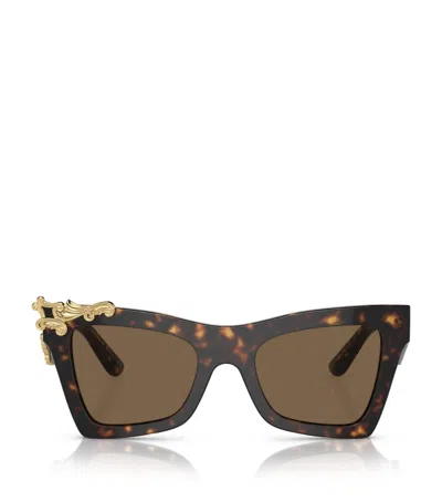 Dolce & Gabbana Acetate 0dg4434 Sunglasses In Brown