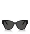 Dolce & Gabbana Womens Black Dg4449 Butterfly-frame Acetate Sunglasses In Black