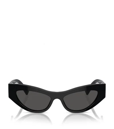 Dolce & Gabbana Sonnenbrille Mit Ovalem Gestell In Black