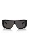Dolce & Gabbana Sonnenbrille Mit Shield-gestell In Black