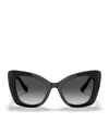 Dolce & Gabbana Acetate Cat-eye Sunglasses In Black