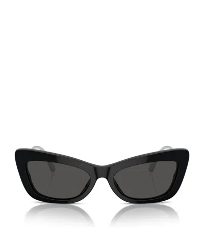 Dolce & Gabbana Dg4467b Prescription Compatible Cat Eye Sunglasses, 55mm In Multi
