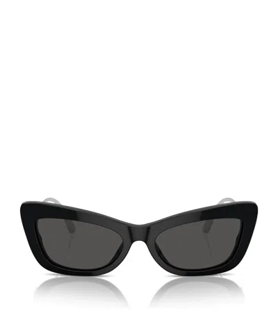 Dolce & Gabbana Dg4467b Prescription Compatible Cat Eye Sunglasses, 55mm In Multi