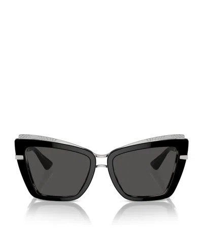 Dolce & Gabbana Acetate Dg4472 Sunglasses In Black
