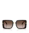 Dolce & Gabbana Acetate Square Dna Sunglasses In Brown