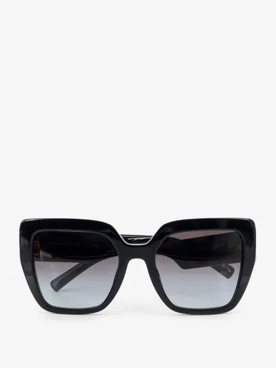 Dolce & Gabbana Acetate Sunglasses In Black