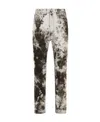 Dolce & Gabbana Acid-wash Two-tone Jeans In Multicolor