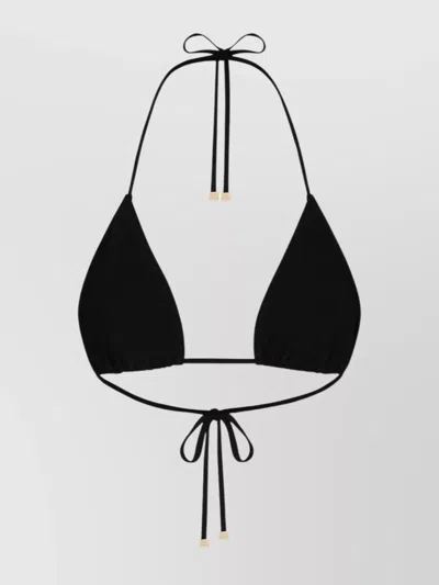 DOLCE & GABBANA ADJUSTABLE HALTER NECK TRIANGLE BIKINI TOP