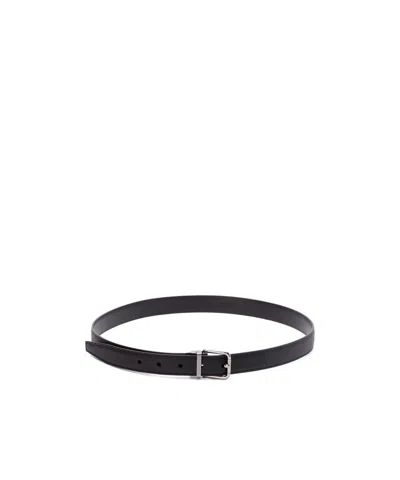 Dolce & Gabbana Adjustable Waist Belt In Black