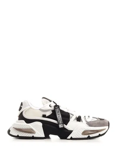 Dolce & Gabbana White Lace Up Sneakers