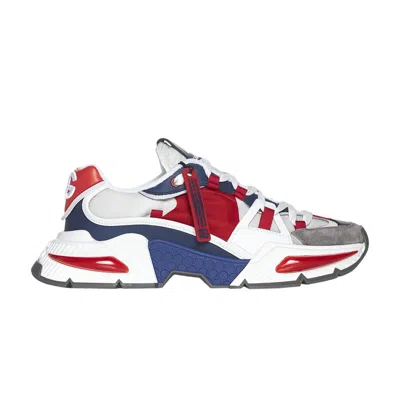 Pre-owned Dolce & Gabbana Air Master 'white Navy Red' | Multi-color | Men's Size 42