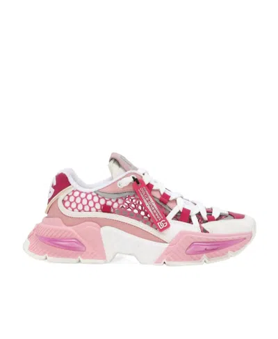 DOLCE & GABBANA DOLCE  GABBANA AIRMASTER LOGO TAG CHUNKY MESH SNEAKERS