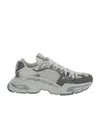 Dolce & Gabbana Dolce&gabbana Air Master Silver/white Fabric Sneaker In Gray