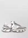 Dolce & Gabbana Dg Country Road Sneaker In Leather And Fabric In White