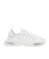 Dolce & Gabbana White Sneakers With Modern Silhouette And Unique Lacing System In White