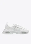Dolce & Gabbana White Sneakers With Modern Silhouette And Unique Lacing System In White